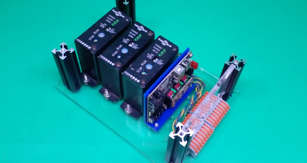 DIY Acrylic CNC Control Box Homemade Step Driver 5 Phase Motor