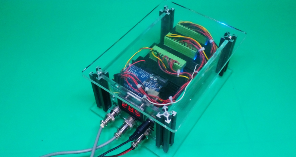 DIY Acrylic Control CNC Box Homemade Step Driver 2 Phase Motor