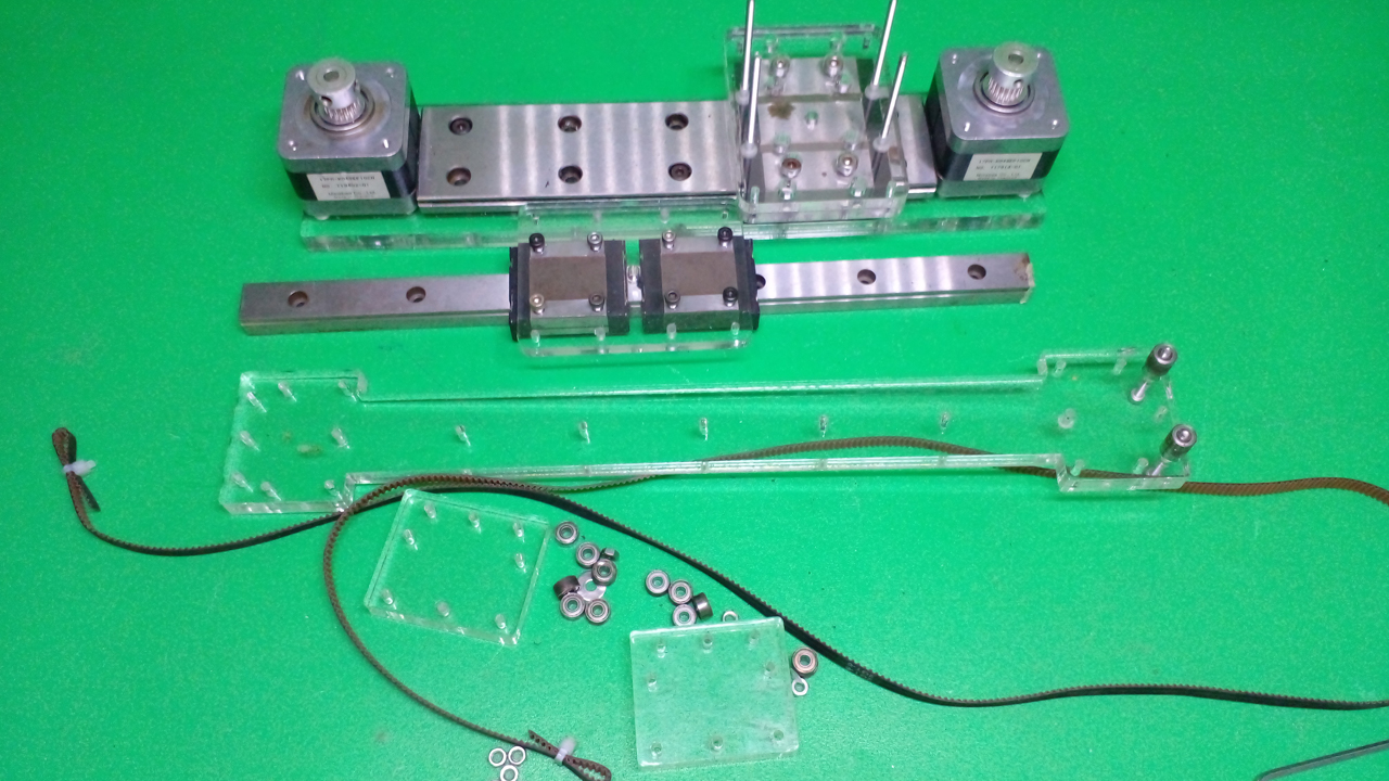 CoreXY Acrylic Plotter Homemade Arduino Engraver DIY