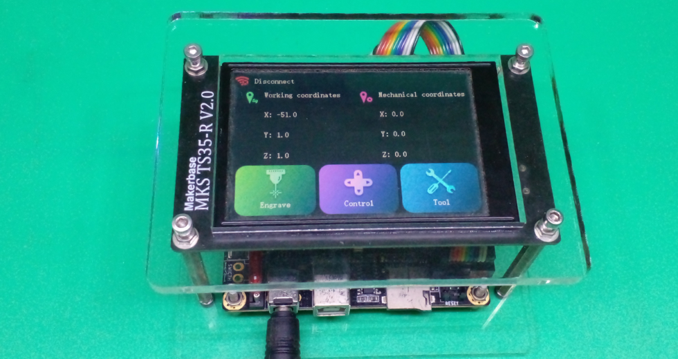 DIY Control CNC Box Acrylic Homemade Makerbase MKS DLC32 Case