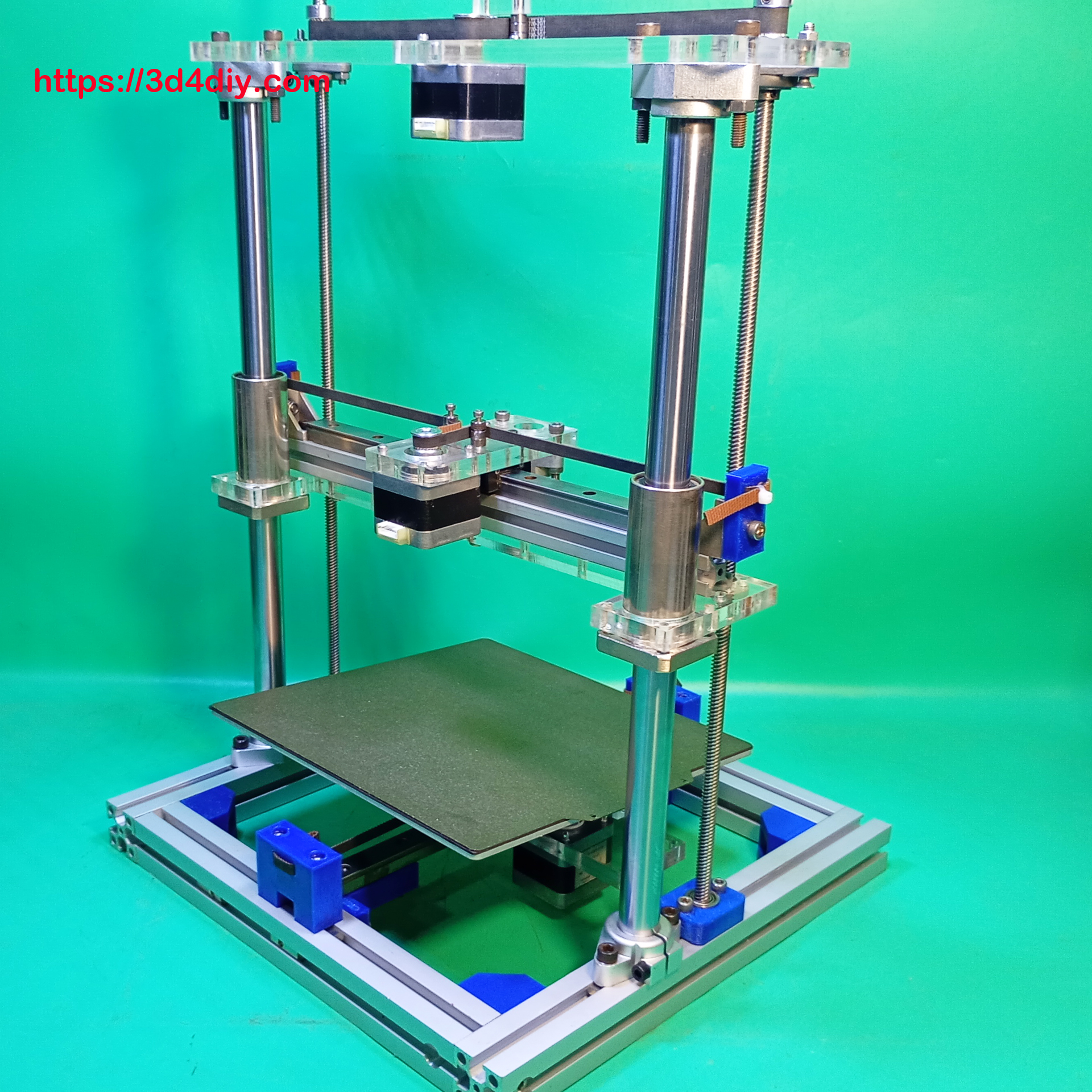 3D Printer DIY Acrylic Cartesian Base X Axis Slide