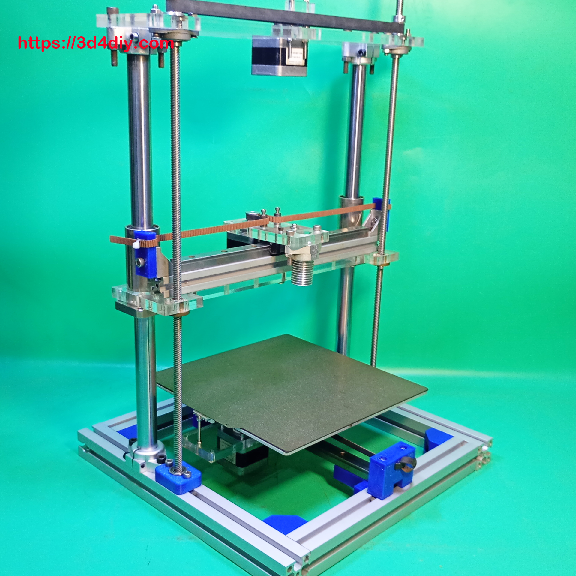 3D Printer DIY Acrylic Cartesian Base X Axis Slide