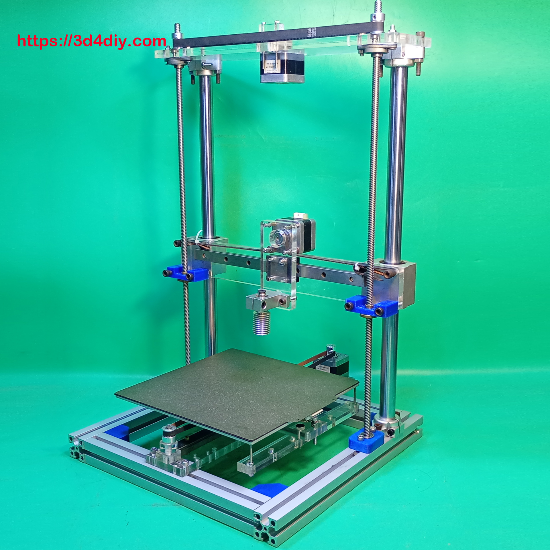 Acrylic Cartesian 3D Printer DIY Base XZ Axis Slide Homemade