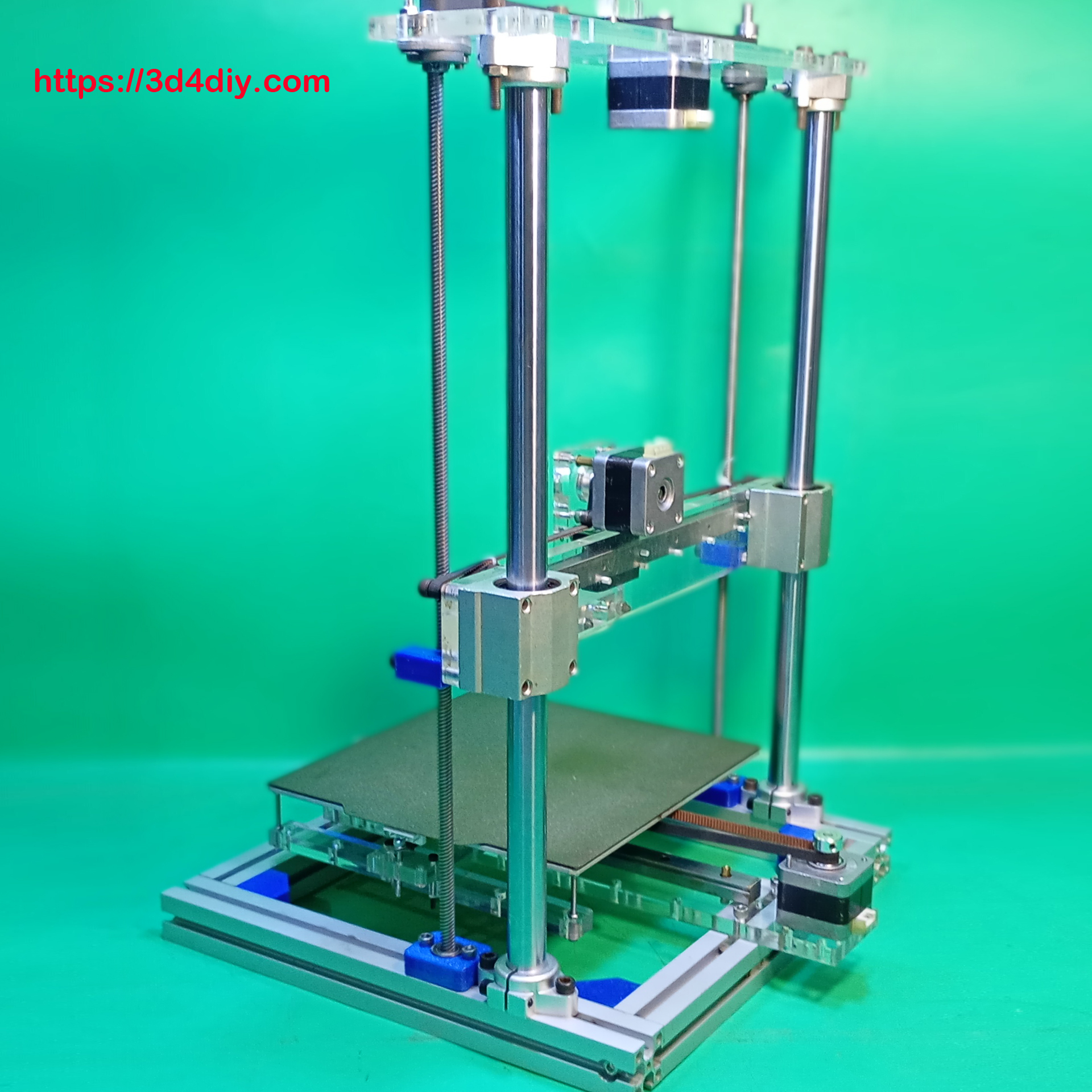 Acrylic Cartesian 3D Printer DIY Base XZ Axis Slide Homemade