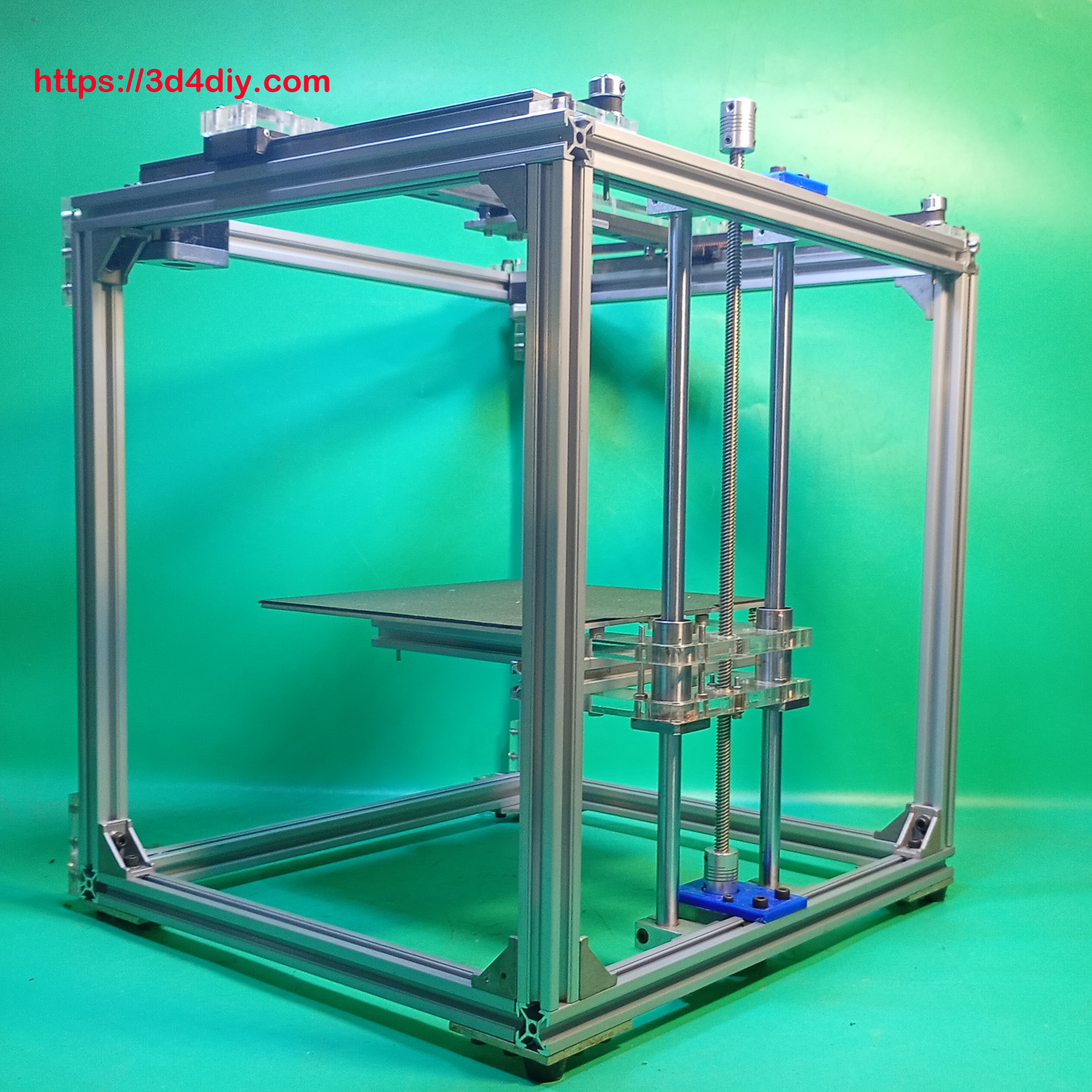 CoreXY Acrylic 3D Printer DIY Aluminium CNC Slide Homemade