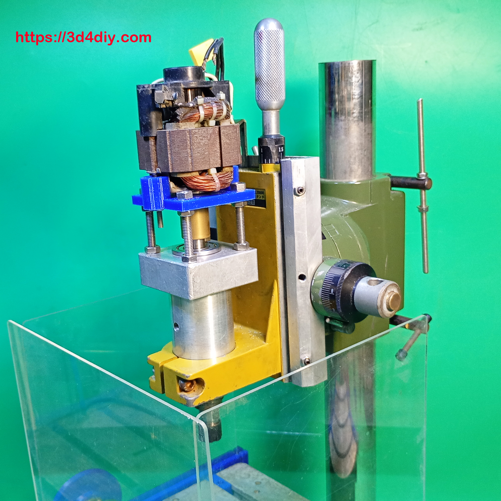 Homemade Spindle Milling Proxxon ER11 BLDC Brushed Motor DIY