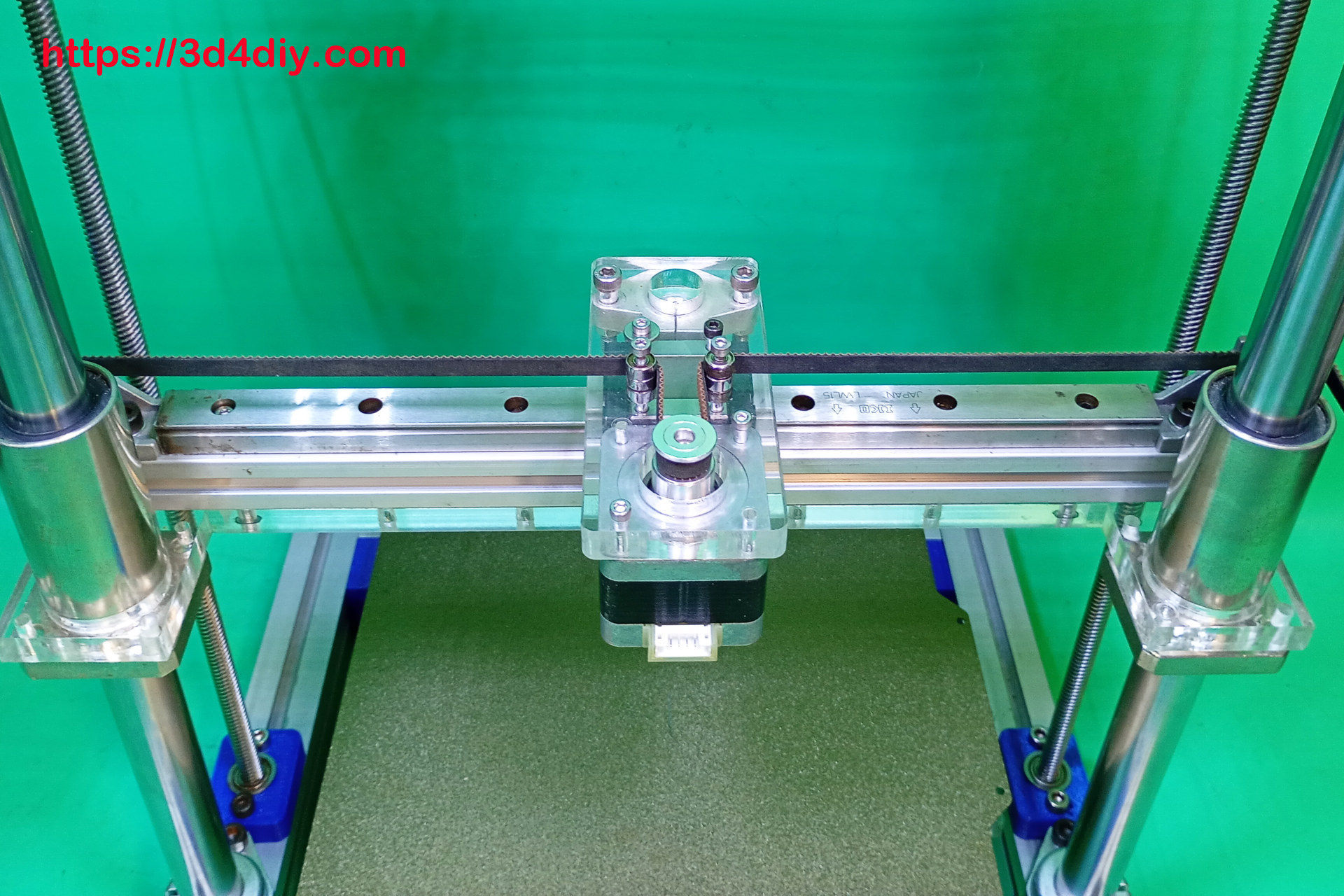 3D Printer DIY Acrylic Cartesian Base X Axis Slide