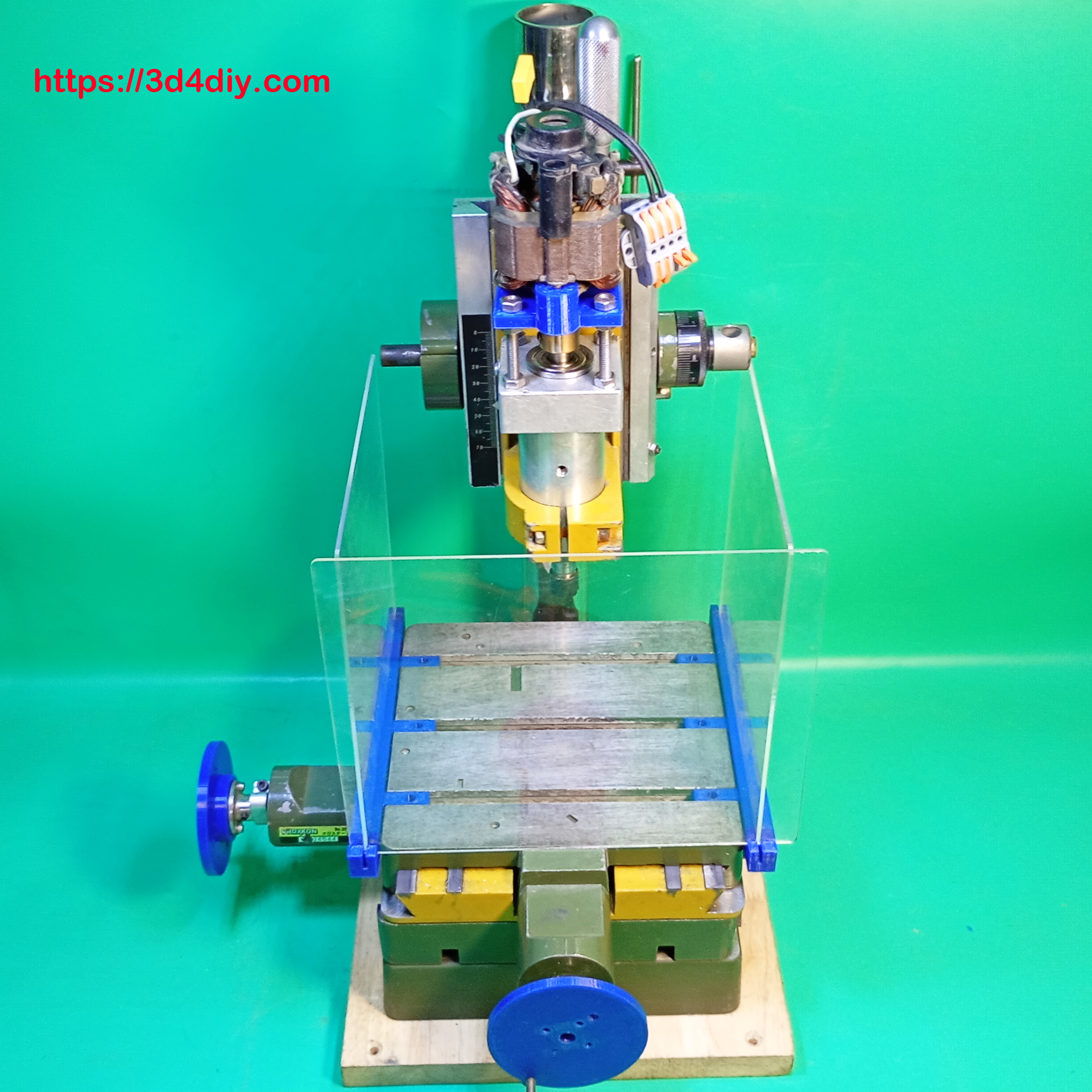 Homemade Spindle Milling Proxxon ER11 BLDC Brushed Motor DIY