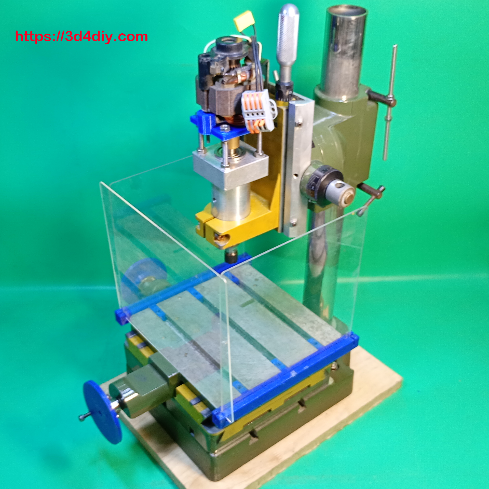 Homemade Spindle Milling Proxxon ER11 BLDC Brushed Motor DIY