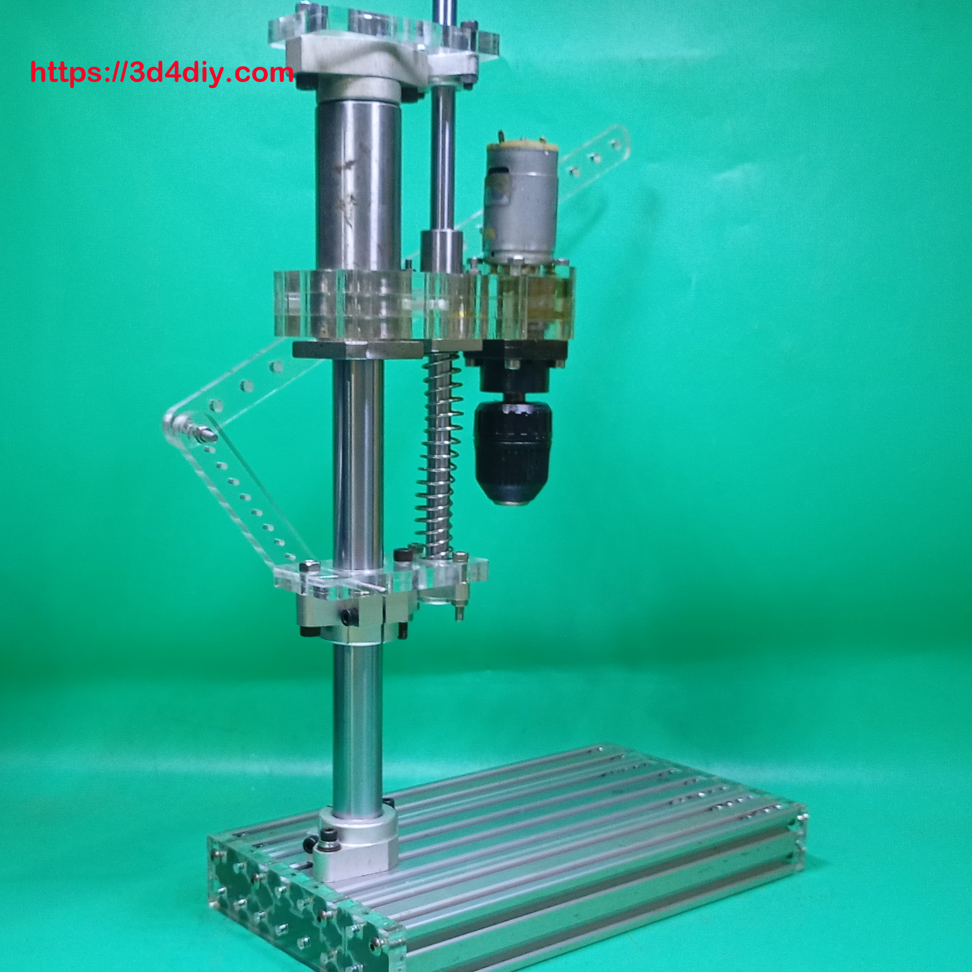 DIY Drill Press Table Precision Drill Press Acrylic Homemade