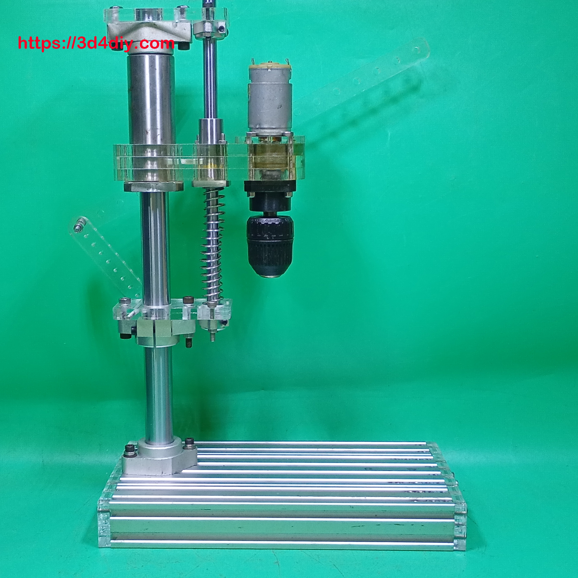DIY Drill Press Table Precision Drill Press Acrylic Homemade