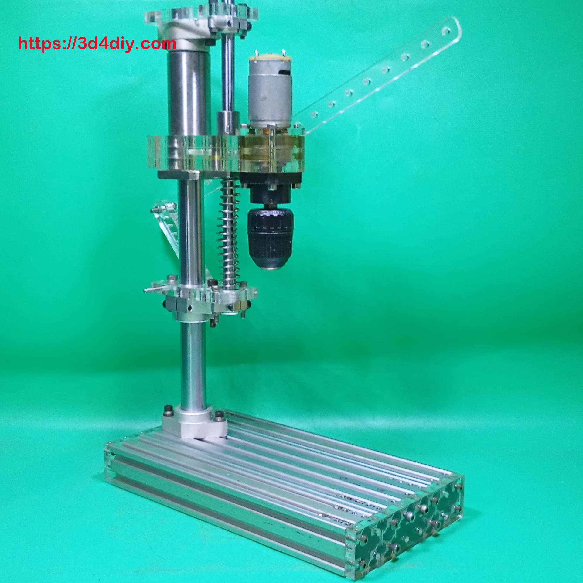 DIY Drill Press Table Precision Drill Press Acrylic Homemade