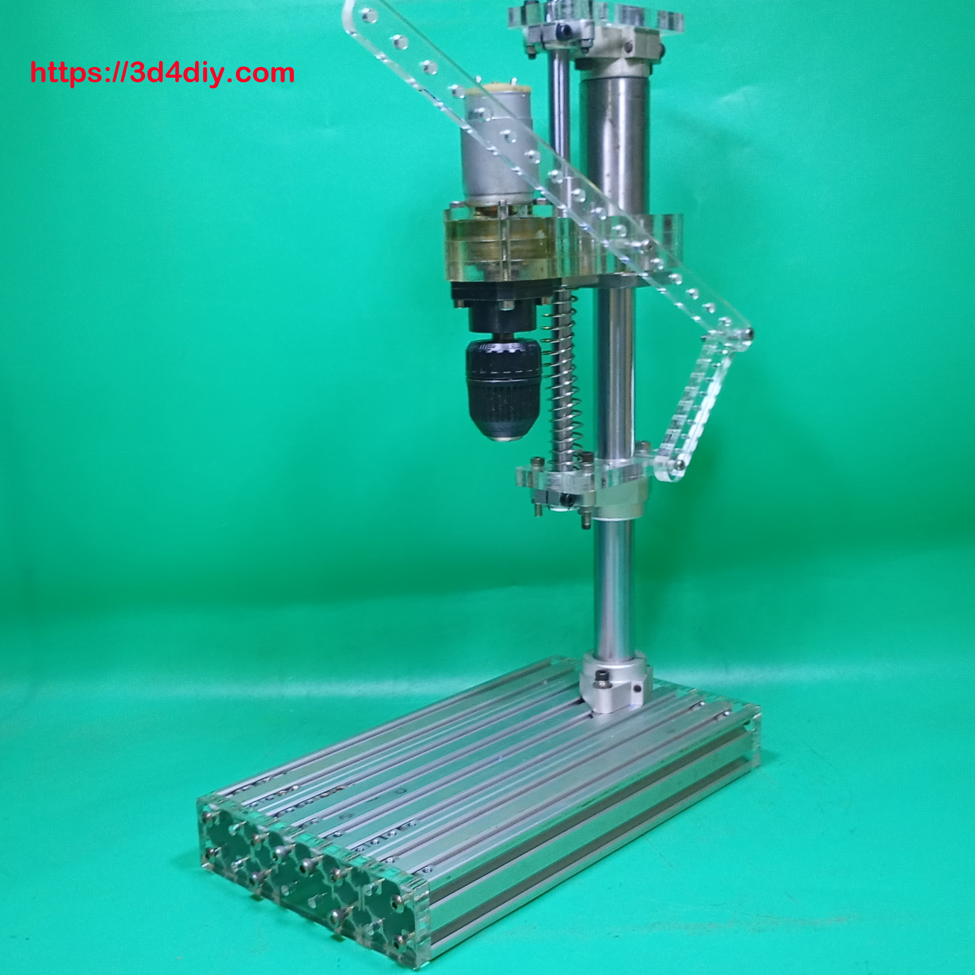DIY Drill Press Table Precision Drill Press Acrylic Homemade