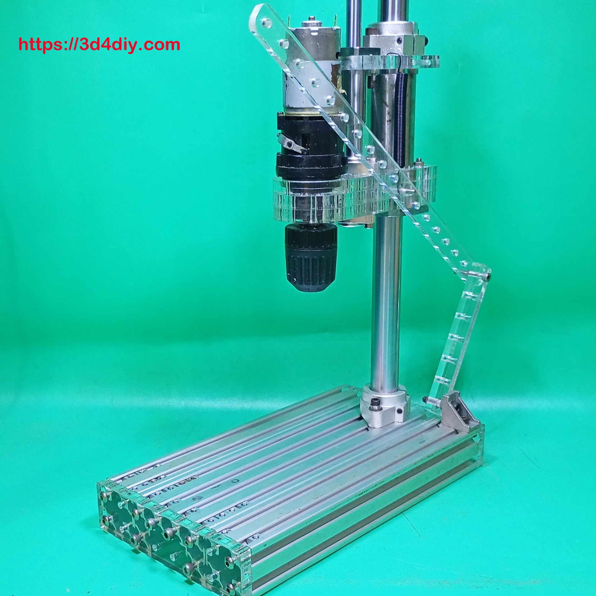 Drill Press Table DIY Precision Drill Press Acrylic Homemade