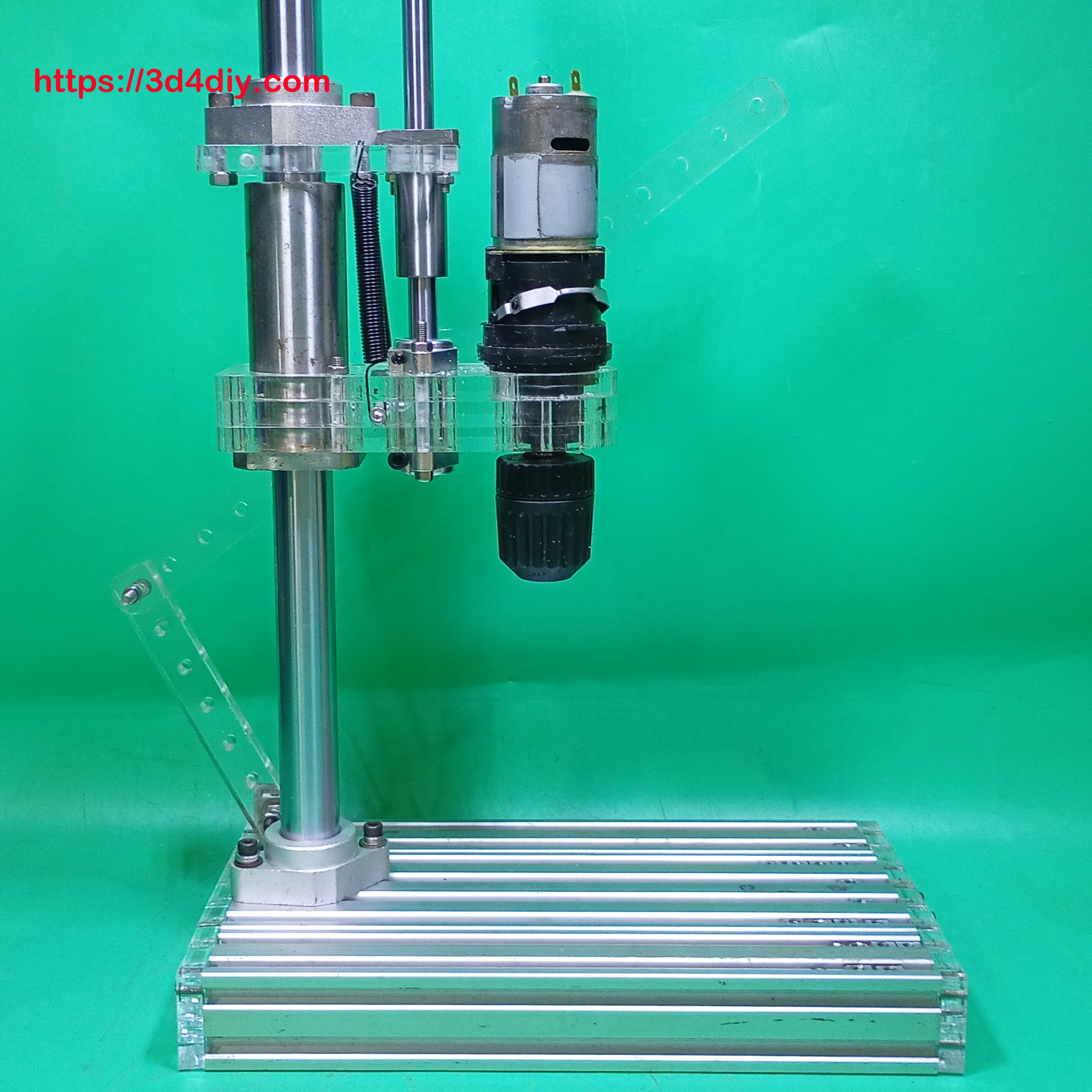 Drill Press Table DIY Precision Drill Press Acrylic Homemade