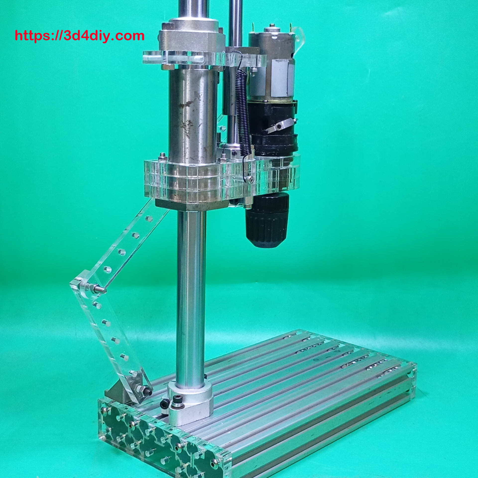 Drill Press Table DIY Precision Drill Press Acrylic Homemade